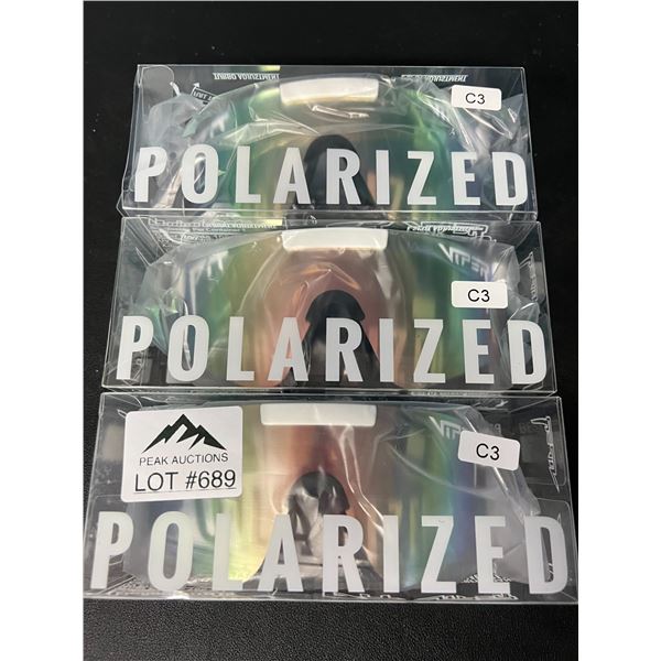 Lot of 3 Pit Viper Polarized Sunglasses