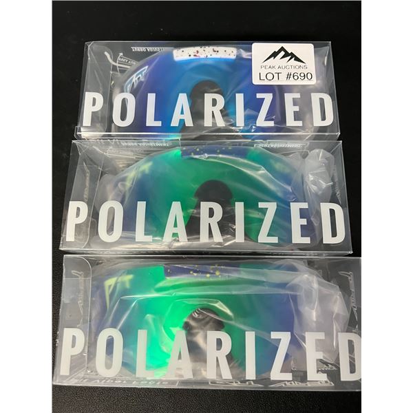 Lot of 3 Pit Viper Polarized Sunglasses