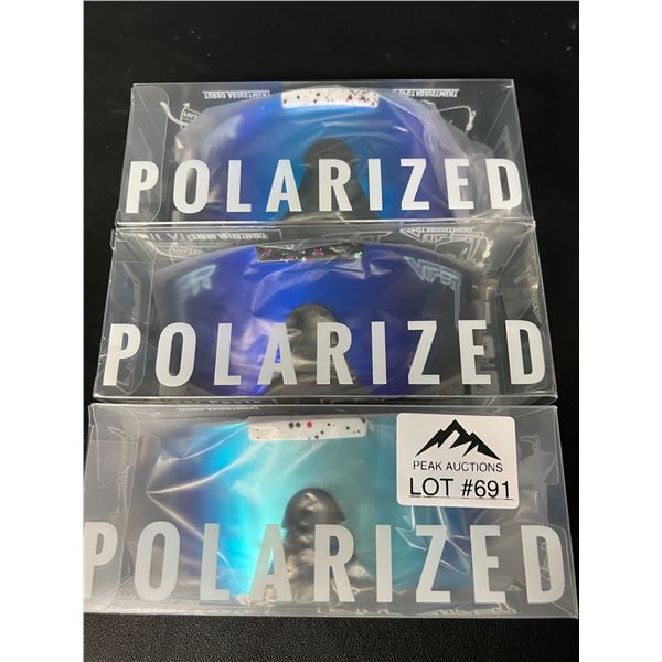 Lot of 3 Pit Viper Polarized Sunglasses