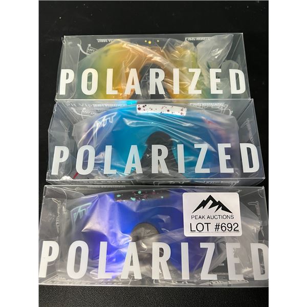 Lot of 3 Pit Viper Polarized Sunglasses