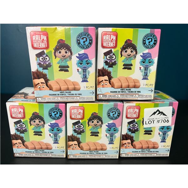 Lot of 5 Funko Disney Wreck It Ralph Vinyl Figures/Mystery Minis
