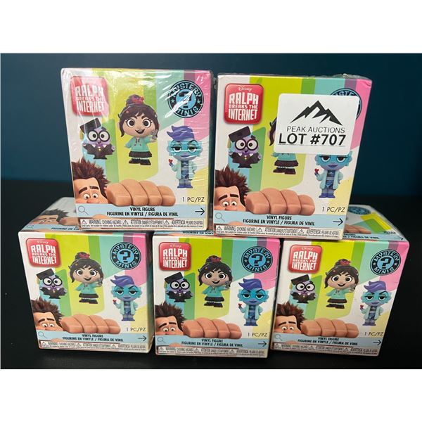 Lot of 5 Funko Disney Wreck It Ralph Vinyl Figures/Mystery Minis