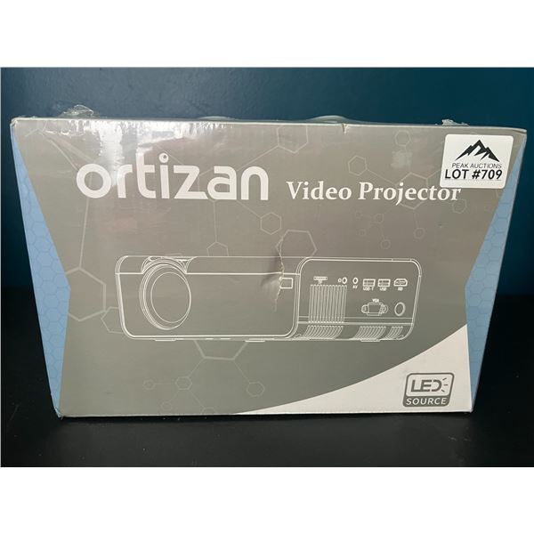Lot of 1 Ortizan HD Video Multimedia Projector
