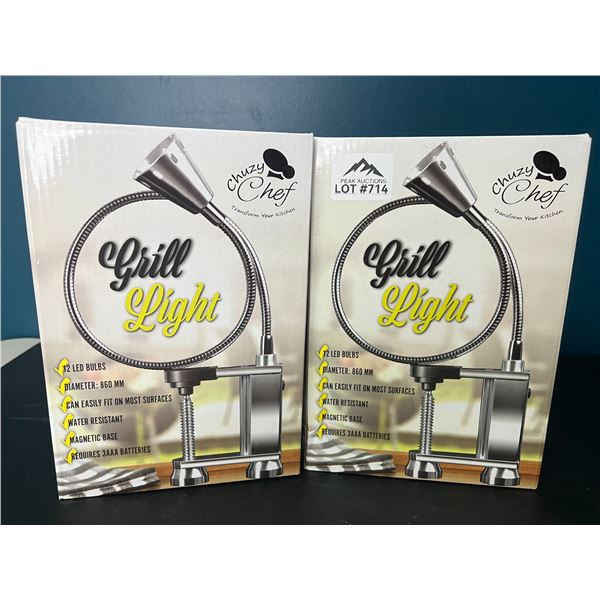 Lot of 2 Chuzy Chef Grill Lights for BBQ