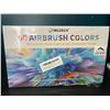 Image 1 : Lot of 1 Box of Airbrush Paint Colors (60 Colours)