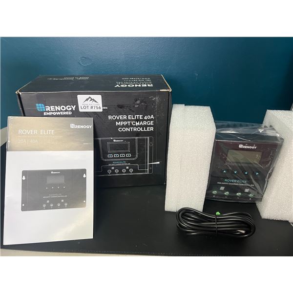 Lot of 1 Rover Elite 40A MPPT Power Point Tracking Solar Charge Controller