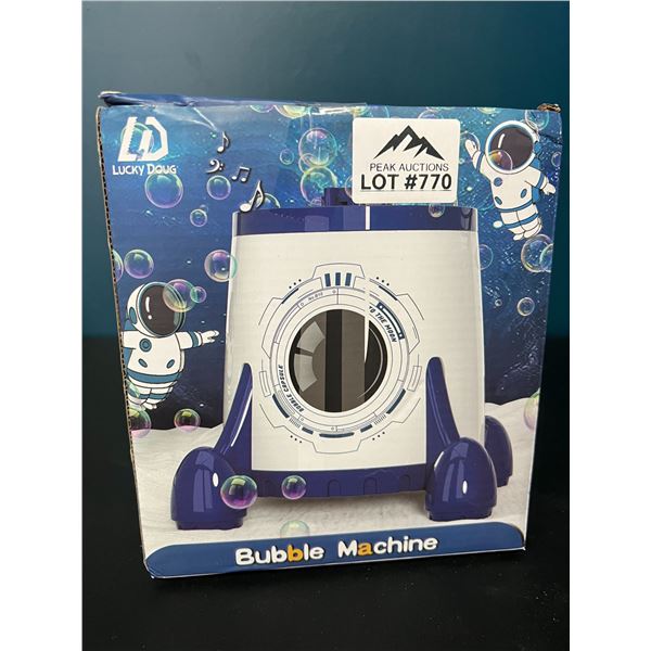 Lot of1 Bubble Blowing Machine/Toy for Kids