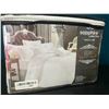 Image 3 : Lot of 1 Sapphire Collection Duvet Cover Set - Full/Queen Size - White