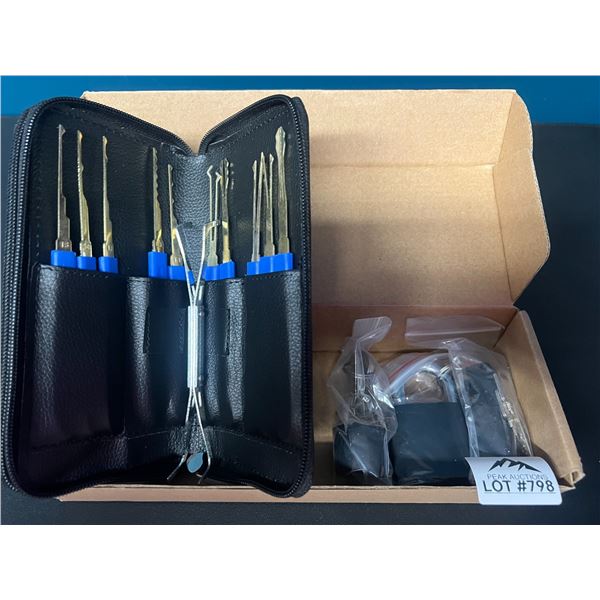 Lot of 1 33pc Stainless Steel Lock Home Kit/Set