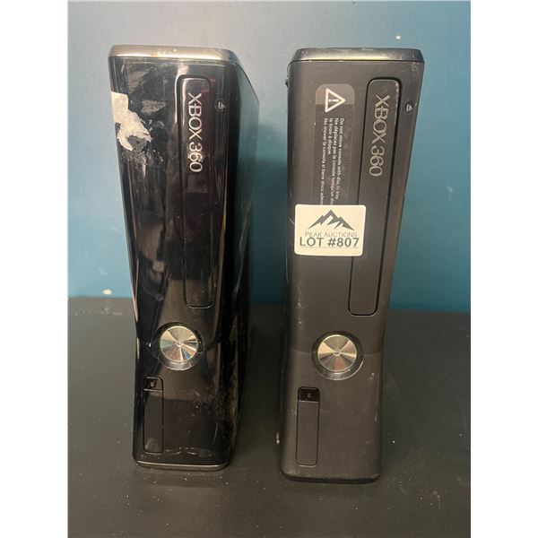Lot of 2 Xbox 360 S Consoles (*Used)