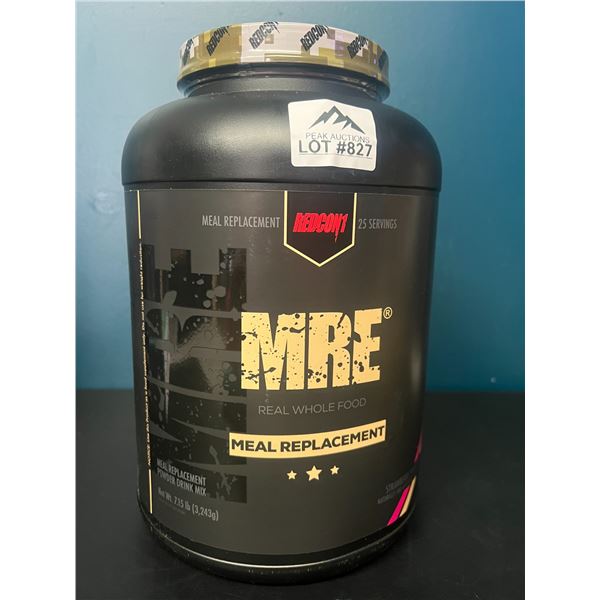 Lot of 1 MRE Whole Food Meal Replacement Powder - 7.15 lbs - Strawberry Shortcake