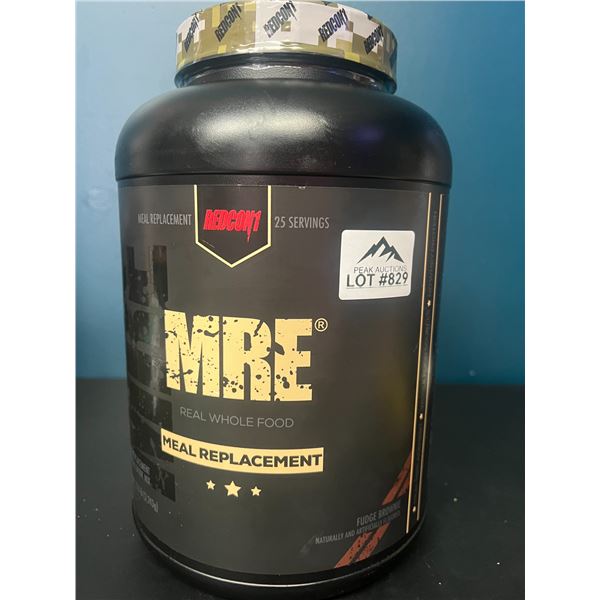Lot of 1 MRE Whole Food Meal Replacement Powder - 7.15 lbs - Fudge Brownie