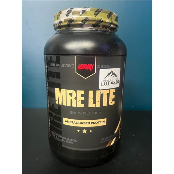 Lot of 1 MRE Lite Animal Based Protein Powder - 1.92lbs - Oatmeal Chocolate Chip