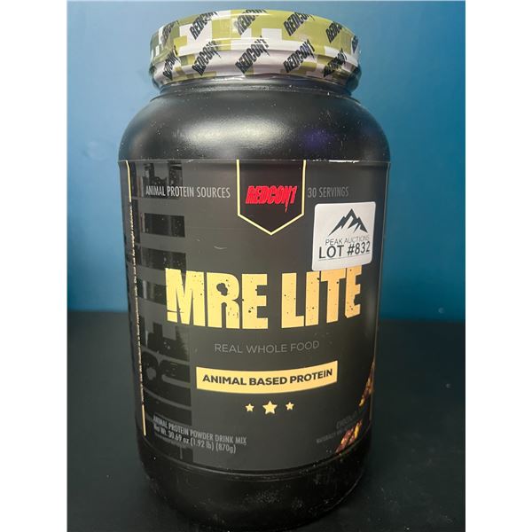 Lot of 1 MRE Lite Animal Based Protein Powder - 1.92lbs - Chocolate Banana