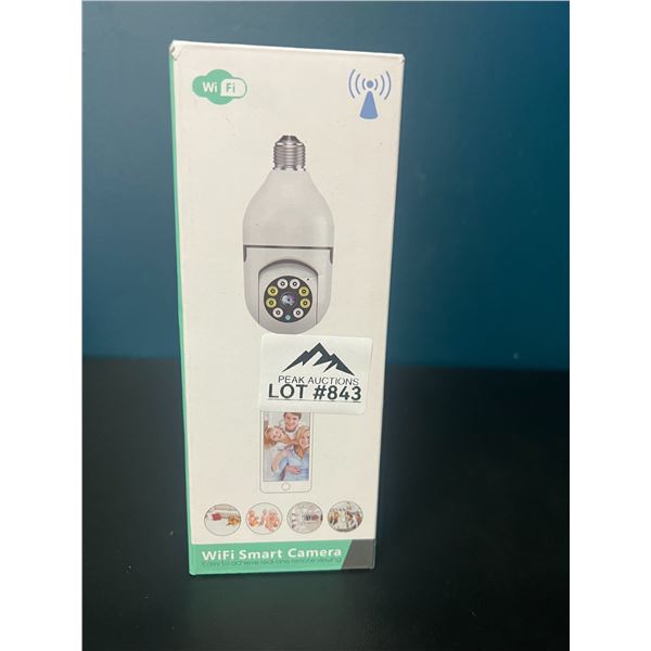 Lot of 1 Outdoor Security WiFi Smart Camera (Lightbulb Style)
