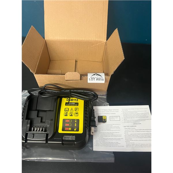 Lot of 1 Aftermarket Dewalt Battery Charger - DCB112