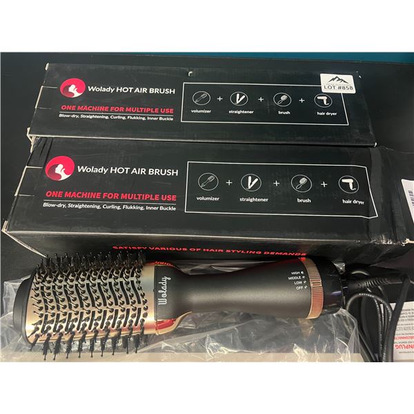 Lot of 2 Hot Air Brush Hair Styling Tools