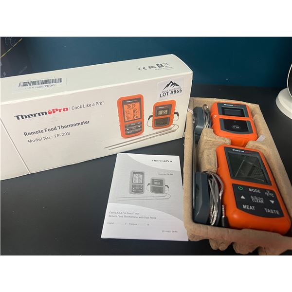 Lot of 1 ThermoPro Remote Food Thermometer