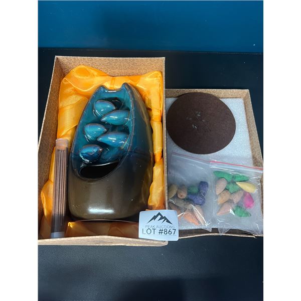 Lot of 1 Incense Waterfall Burner