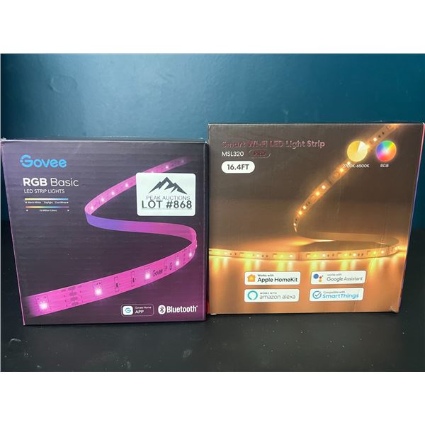 Lot of 2 LED Smart Strip Lights