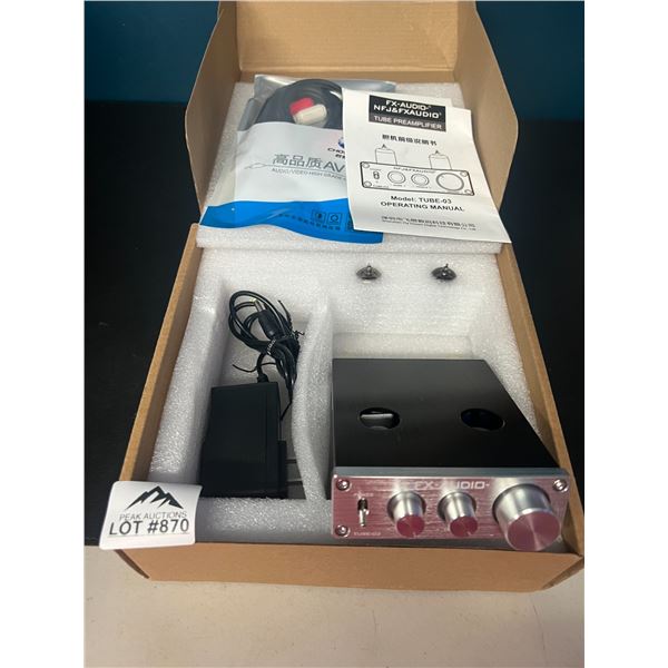 Lot of 1 FX Audio Tube Preamplifier