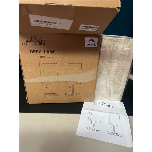 Lot of TomShine Desk Lamps w/ USB Charging Ports