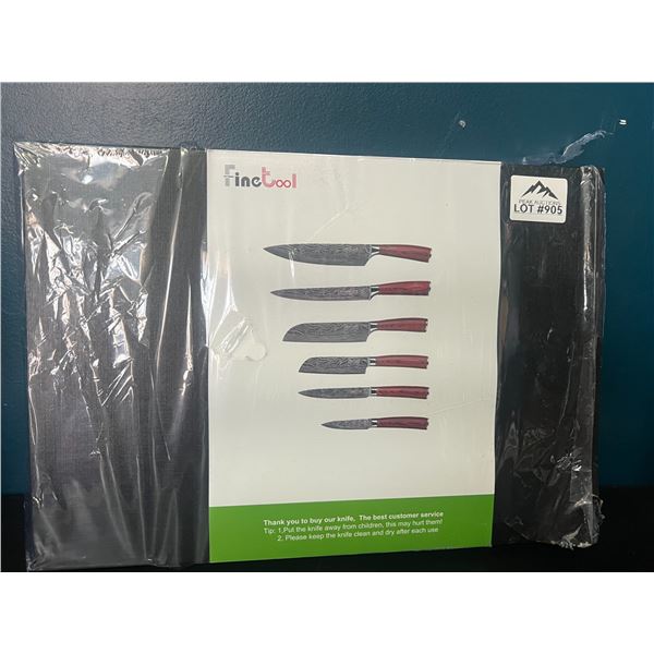 Lot of 1 6PCS Kitchen Knives Set