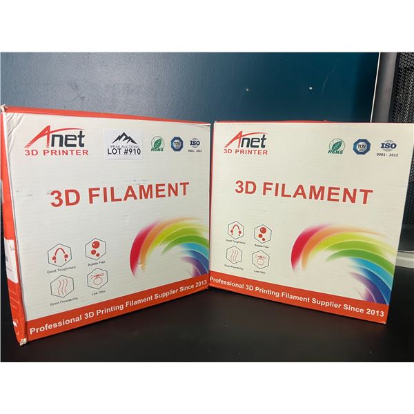 Lot of 2 Boxes of 3D Printer PLA Filament (Green)