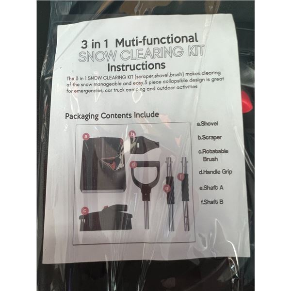 Lot of 1 Snow Shovel