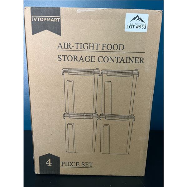 Lot of 1 Air-Tight Food Storage Container Set (4PCS)