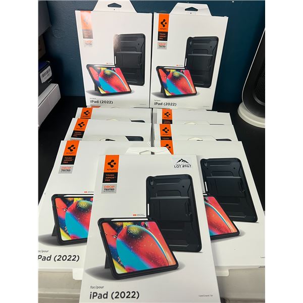 Lot of 9 Spigen iPad Cases