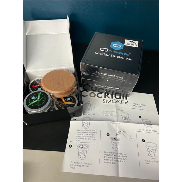 Lot of 3 Cocktail Smoker Kits