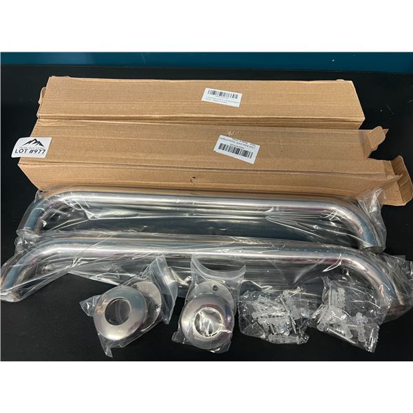 Lot of 2 Sets of Shower Handle/Support Bars (2pcs each)