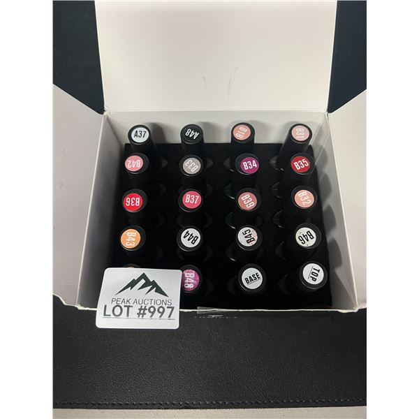 Lot of 1 Tomicca Gel Nail Polish Set (20 PCS/Colours)