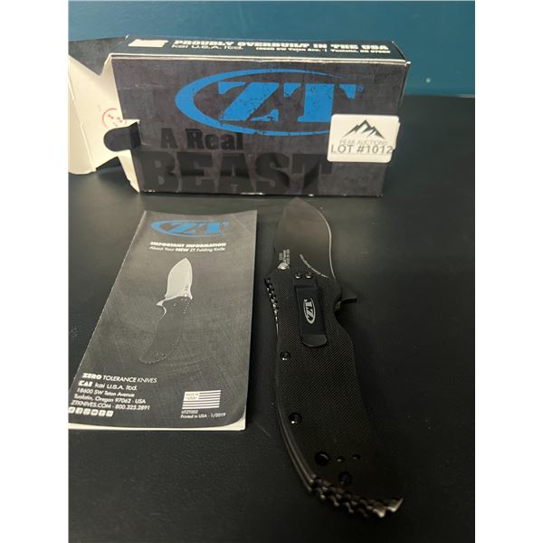 Lot of 1 ZT Beast Spring Flip Pocket Knife