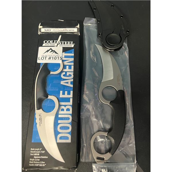 Lot of 1 Cold Steel Espada Double Agent Karambit Knife