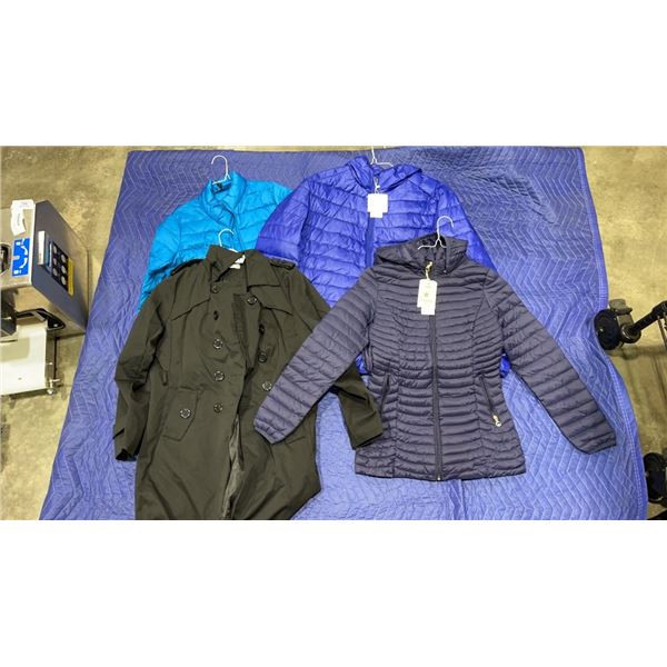 4 NEW OUTDOOR WINTER JACKETS