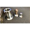 Image 2 : NEW TIMEMORE CHESTNUT C SERIES COFFEE GRINDER AND LATTE TAMPER SET