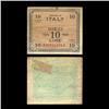 1943A Italy WW2 Allied Military 10 Lira (COI-4572)