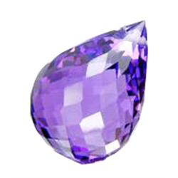 18.45ct Pretty Purple Briolette Amethyst Brazil (GEM-14623A)