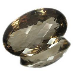 30ct Wonderful Clean Checkerboard Smoky Quartz (GEM-13018)
