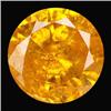 0.13ct Round Cut Unheated Yellow Diamond (GEM-12592)