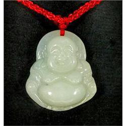 29.00ct Natural Green Jade Buddha Pendant (JEW-1329)