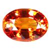 1.38ct Dazzling Orange Sapphire Oval  FLAWLESS (GEM-11174)