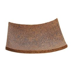 Hand Crafted Sugar Palm Wood Serving Plate (DEC-199)