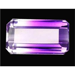 21.50ct Majestic Top Bi Color Emerald Cut Ametrine (GEM-15565)