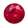 1.1Ct.Round 6mm Top Blood Red Madagascar Ruby Aaa (GMR-0394)