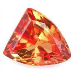 1.20ct Intense  Orange Sapphire Oval  VVS (GEM-10800)