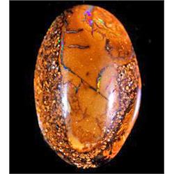 5.66ct Playing Of Red-Orange Blazing Yowah Boulder Opal (GEM-11925)