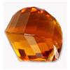 26.6ct Briolette Red Orange Citrine (GEM-11971B)